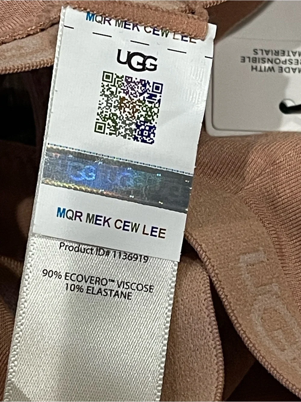 UGG Sandalwood Francis Bralette Women Size Large NEW
